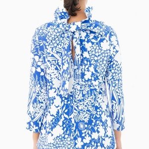 Tuckernuck Blue Wildflower Faye Blouse